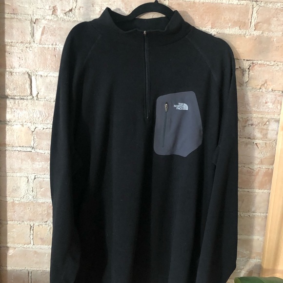 North Face Flight Series Black Quarter Zip Fleece - Picture 3 of 3